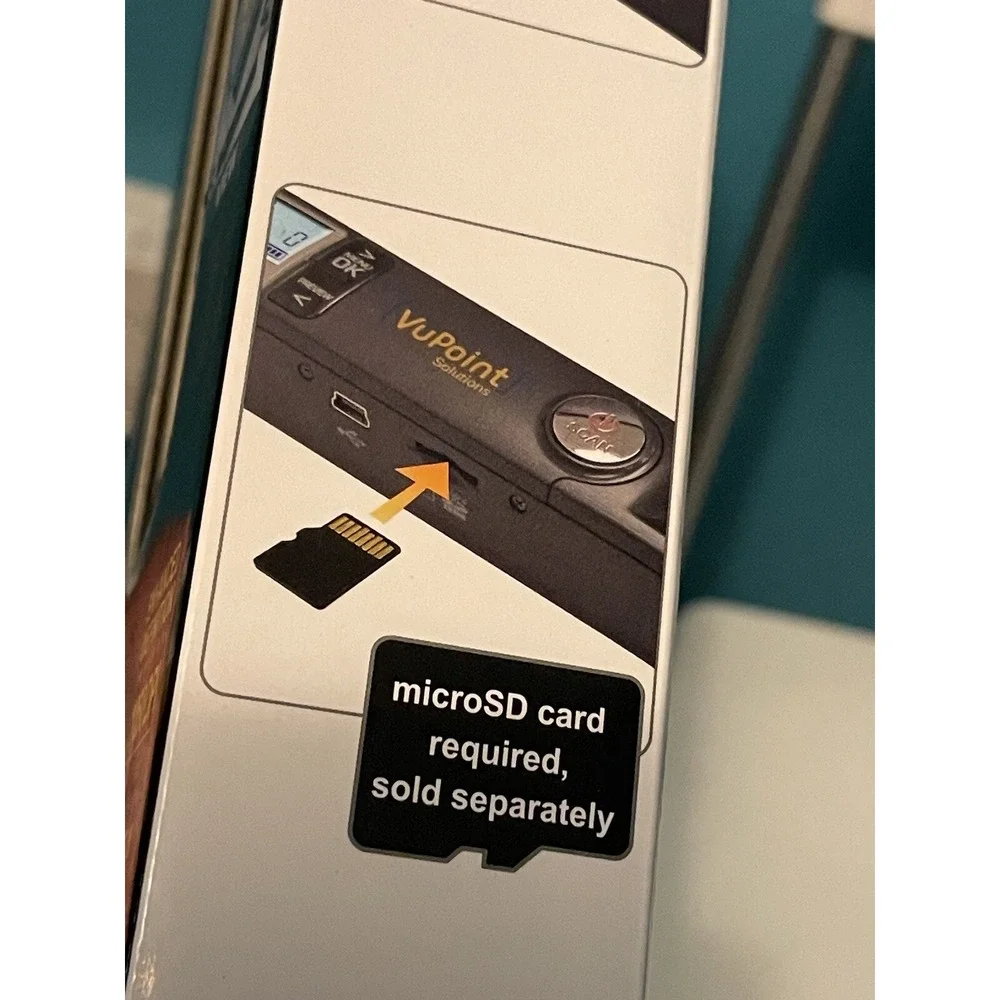 VuPoint,Magic Wand III Portable Scanner White/Grey Leopard, ST442GLP New (24)
